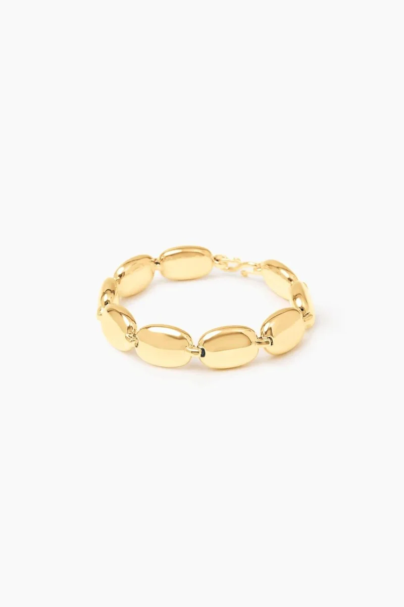 LIE STUDIO Gleaming Spiral Link Bracelet