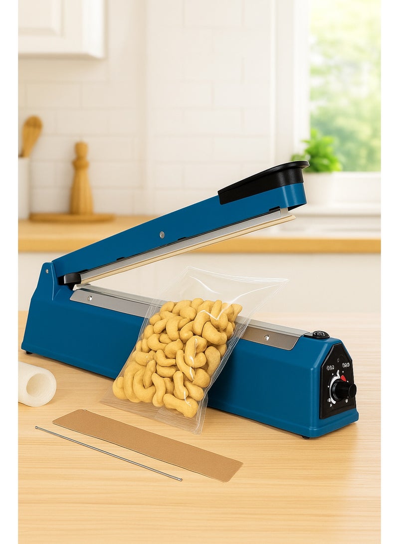 Impulse Electric Manual Hand Impulse Heat Sealer – Packaging Machine for Plastic Packets, Pouches & Poly Bags – Kitchen Food Storage & Sealing Tool - Image 3