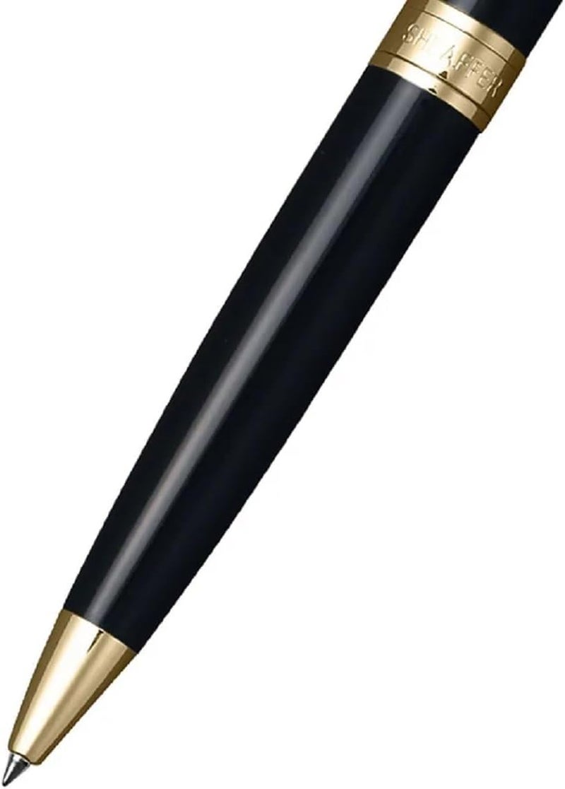 SHEAFFER قلم حبر جاف شيفر 9325 أسود مع تفاصيل ذهبية - Image 3