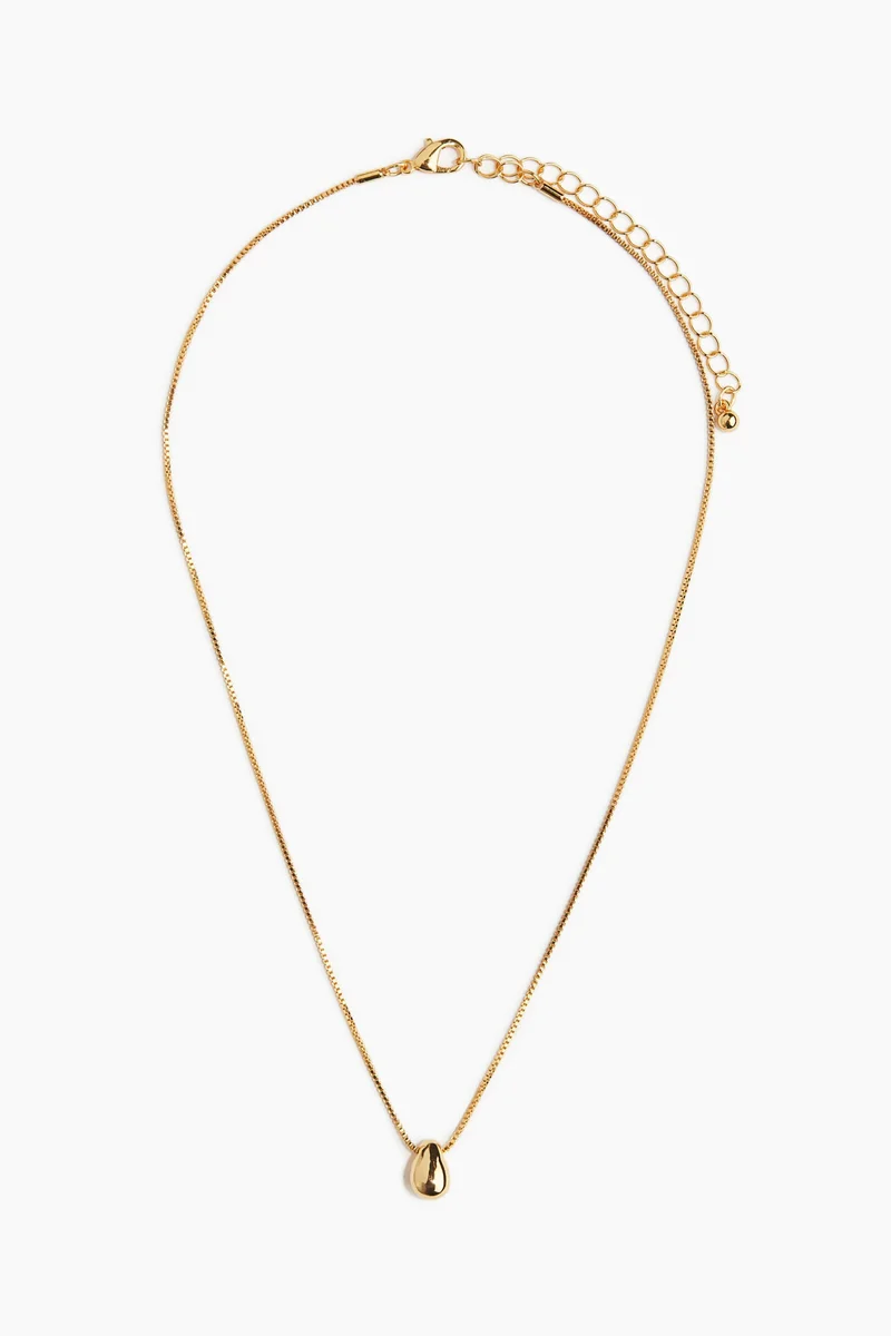 H&M Gold-plated pendant necklace