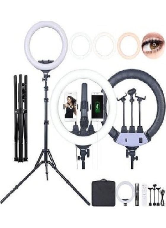 Ring - LED Rl 21" 220V Input Phone Holder Remote Control Bag Selfie Light Set of 3 - Image 1