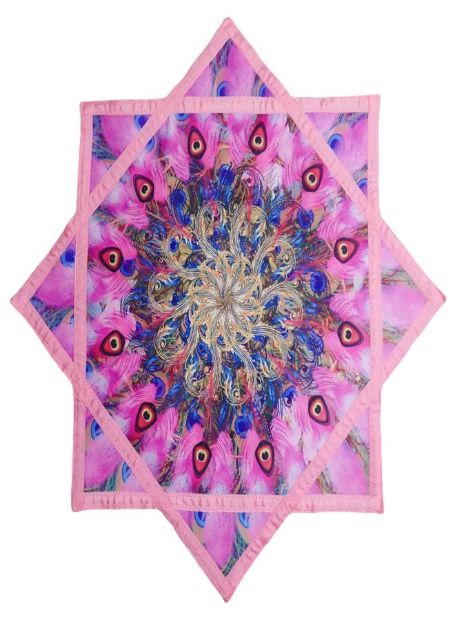 BVCY Flow Star UV Glow Dual Sided Print Solar & Light Charging Dapo Star Fly Toy Beginners Juggling Toy Pink (R06-style7) - Image 1