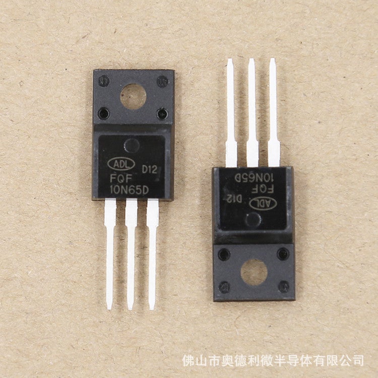 Audley Fqf10N65Mos Tube 10A650Vto-220F10N65 New Energy Transistor High Power