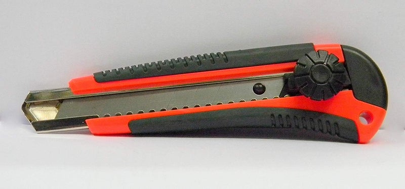 Eclet Heavy Duty 18 mm Cutter Knife Utility Knife Box Cutters, Utility Knife Retractable, Compact, Extended Use for Heavy Duty Office, Home, Craft Arts (Color as per Availability) B - Image 2
