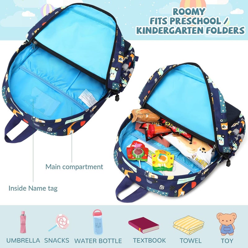Mygreen Toddler Backpack, Kids Backpack for Boys and Girls with Chest Strap - Image 5