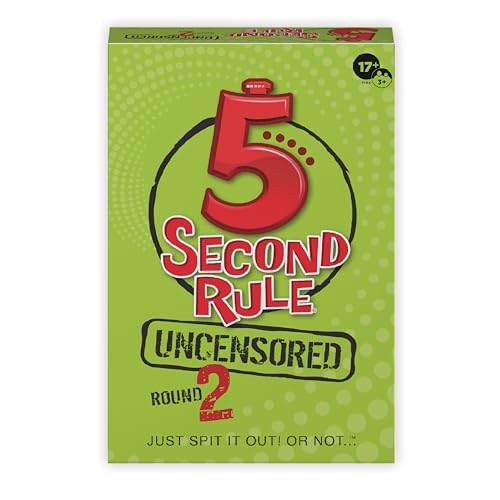 PlayMonster 5 Second Rule Uncensored Card Games for Adults Adult Card Games for Game Night Travel Funny Adult Card Game Icebreaker Game Nights Think Fast and Shout Out Answers Ages 17 - Image 1