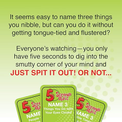 PlayMonster 5 Second Rule Uncensored Card Games for Adults Adult Card Games for Game Night Travel Funny Adult Card Game Icebreaker Game Nights Think Fast and Shout Out Answers Ages 17 - Image 5