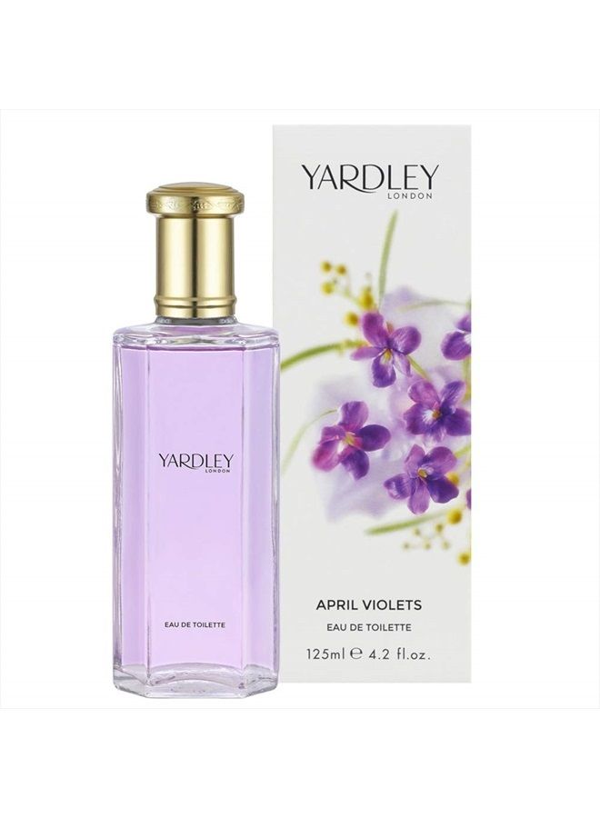 Yardley April Violets Eau de Toilette 125ml Spray, Multi (10002534) - Image 2
