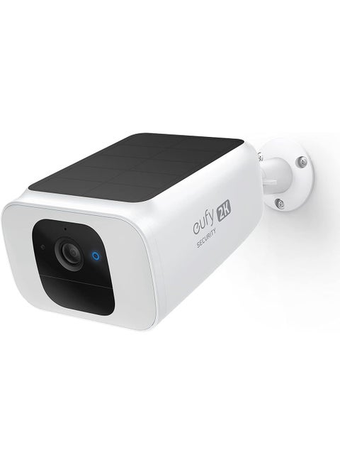 Security SoloCam S40 Solar-Powered, Wireless Outdoor Security Camera, Battery Camera, Integrated Solar Panel, Spotlight Camera, 2K Resolution, Color Night Vision, Wireless, Wi-Fi, No Monthly Fee
