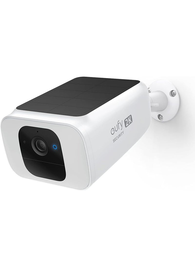 eufy Security SoloCam S40 Solar-Powered, Wireless Outdoor Security Camera, Battery Camera, Integrated Solar Panel, Spotlight Camera, 2K Resolution, Color Night Vision, Wireless, Wi-Fi, No Monthly Fee  - Image 1