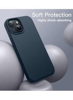 BORTONY iPhone 15 Case 6.1 Inch Silicone Silky-Soft Touch iPhone 15 Cover Full-Body Slim Thin Phone Case Shockproof Protective Case Cover for Apple iPhone 15  - Image 4
