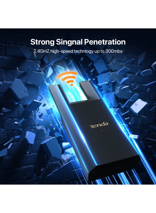 Tenda WiFi Extender N300, WiFi Extender Signal Booster, with Ethernet Port, Up to 800 Sq. Ft.,Single Band WiFi Booster, Repeater Mode&AP Mode,Easy Setup,2.4GHz only White - Image 5