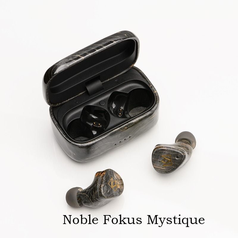 Noble Fokus Mystique True Wireless Bluetooth In-Ear Earbuds, Hybrid Driver, Long Battery Life, Black - Image 1