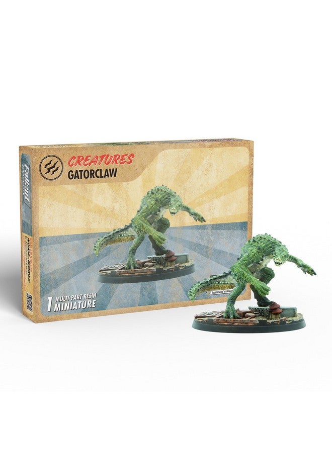 Modiphius Entertainment: Fallout: Wasteland Warfare - Creatures: Gatorclaw - 1 Figure, 32mm Unpainted Resin Miniature & Scenic Base, Tabletop RPG Game - Image 4