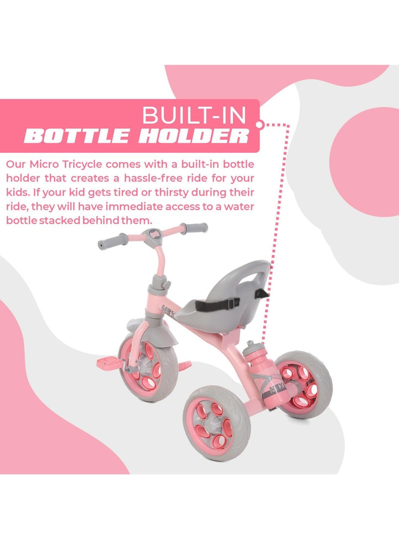 BABYCARA Tricycle with Eva Wheels for Kids 2 to 4 Years with Bottle Holder - Image 4