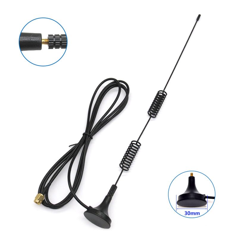 TREADALT-TEC Dual Band WiFi 2.4GHz 5GHz 5.8GHz 10dBi Magnetic Base MIMO RP-SMA Male Antenna for WiFi Router PCIe Wireless Network Card USB Adapter Security IP Camera Industrial Router IoT Gateway Modem - Image 3