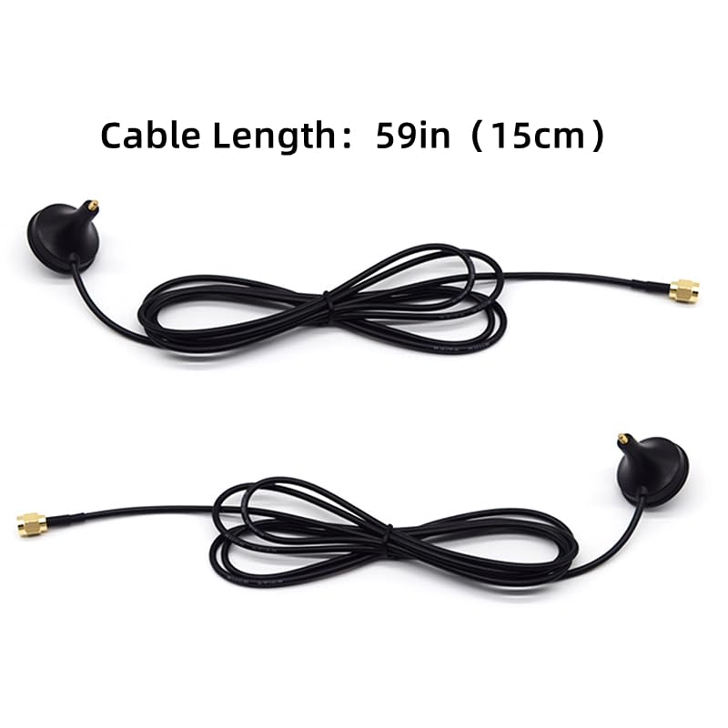 TREADALT-TEC Dual Band WiFi 2.4GHz 5GHz 5.8GHz 10dBi Magnetic Base MIMO RP-SMA Male Antenna for WiFi Router PCIe Wireless Network Card USB Adapter Security IP Camera Industrial Router IoT Gateway Modem - Image 5