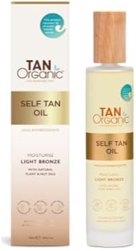 TANORGANIC زيت التسمير الذاتي تان مزيف معتمد عضوي طبيعي نباتي 100 مل - Image 1