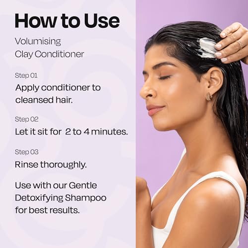 MANETAIN Volumising Clay Conditioner 200gm for Curly & Wavy Hair | Oil Control & Detoxifying Formula for Frizzy Hair with Manicouagan Clay & BIOVOLUME™ | Lightweight, CG-Friendly Hair Conditioner - Image 5