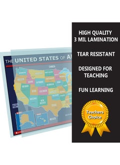 Young N Refined Ap Poster 2 Pack For Kids Laminated Blue Young N Refined (15X20)  - Image 2