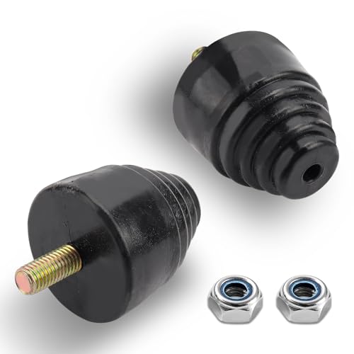 FixlyFido 2-Pack Suspension Bump Stop 9.9101G Black All Purpose Bump Stop - Ideal for Cars, Trucks, and Off-Road Vehicles - Image 1