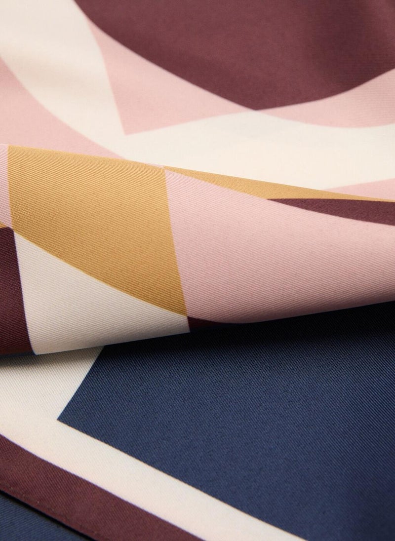 مانجو وشاح هندسي مطبوع - Image 3