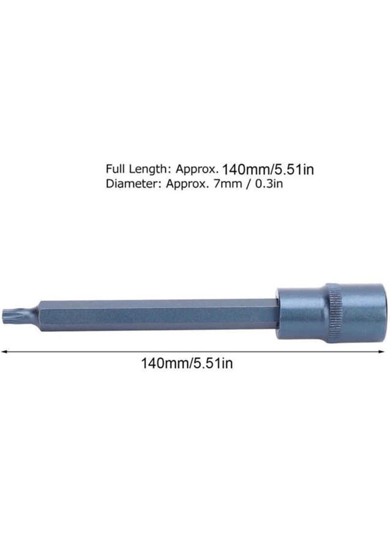 GGOOT Star Screwdriver Bit 1/4 Socket Drive Port S2 Alloy Steel Hardware Tool For Wrench Multifunctional sleeve Sockets Wrenches  - Image 2