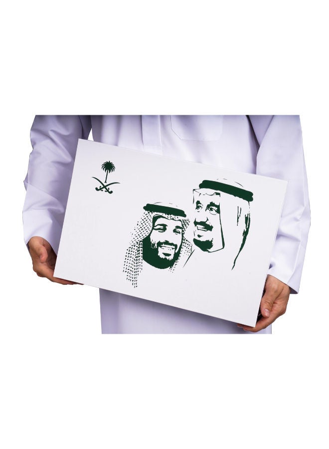 ROVATTI صندوق هدايا روفاتي كSA 2021 اليوم الوطني صندوق أبيض - Image 1