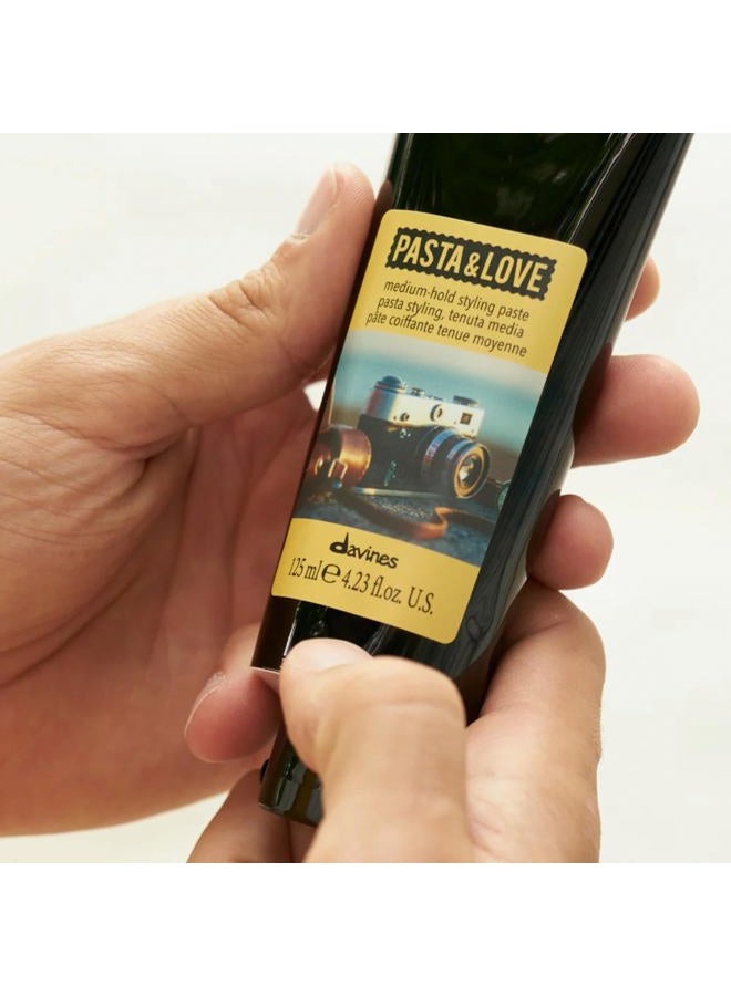 Davines Pasta & Love Men's Medium Hold Styling Paste, For Workable And Texturized Hairstyles, 4.23 fl. Oz - Image 3