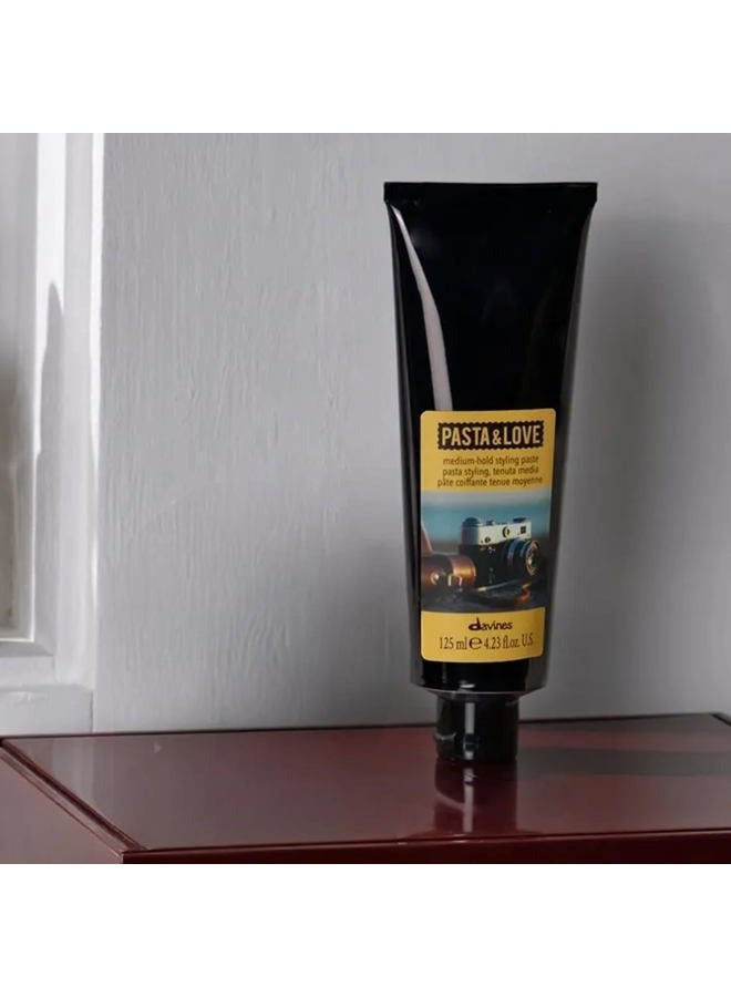 Davines Pasta & Love Men's Medium Hold Styling Paste, For Workable And Texturized Hairstyles, 4.23 fl. Oz - Image 4