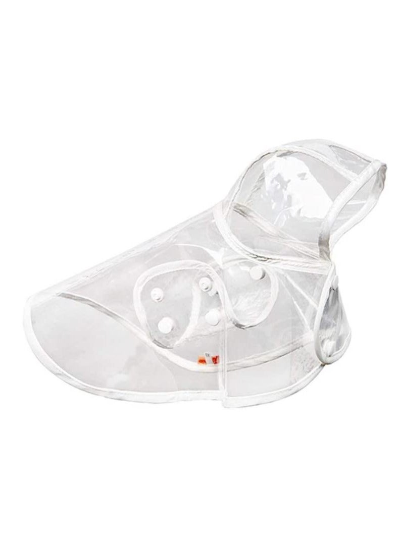Generic Waterproof Pet Raincoat for Small Dogs Transparent Design Lightweight Poncho Jacket for Teddy Poodle Bichon and More  - Image 5