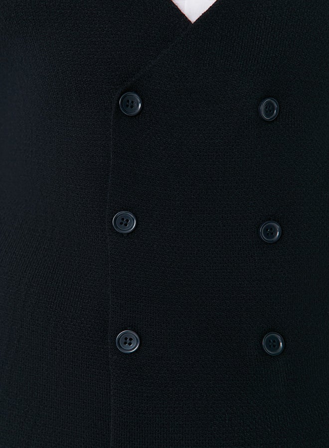 trendyol Slim Fit Double Breasted Buttoned Vest TMNAW21YE0014  - Image 5
