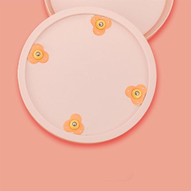 Tyenaza 4 قطع عجلات صغيرة ذاتية اللصق قابلة للدوران 360 درجة بكرات عالمية - Image 5