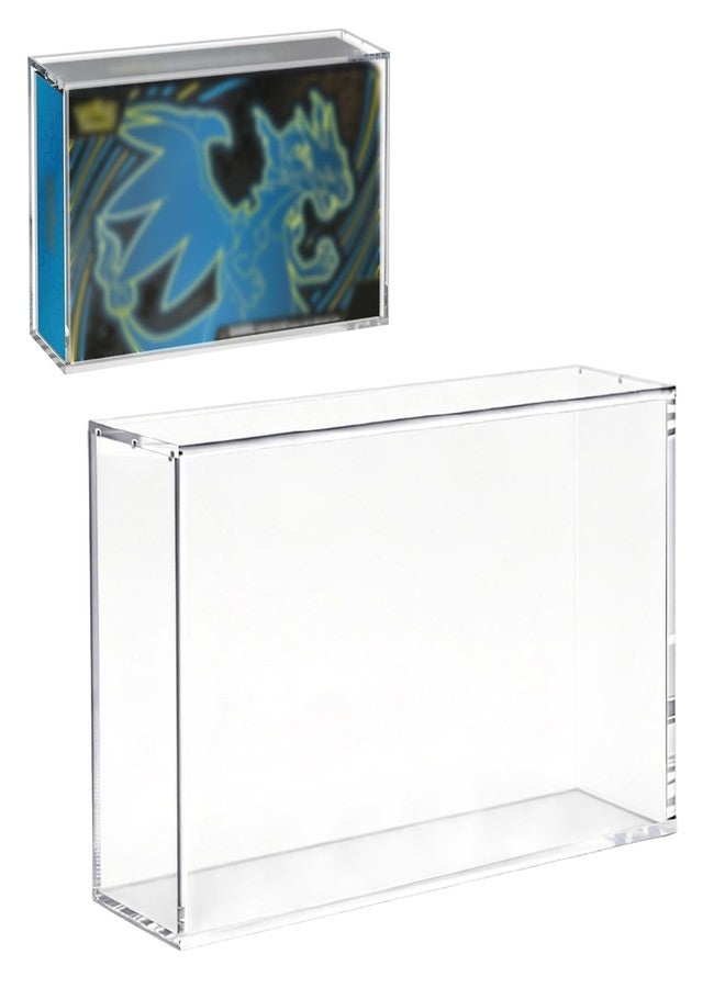 Krbnk Magnetic Acrylic Display Case for 151 UPC, 8mm+5mm Ultra Thick Protective Case with Magnetic Lid for Mega Charizard EX Ultra-Premium Collection UPC, Dustproof & UV Protection Storage Protector - Image 1