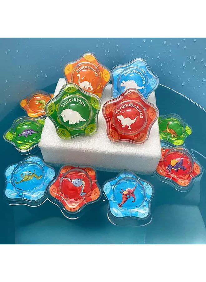 1 Set Summer Bath Toys Dinosaur Water Gyro Games Floating Animals Starfish - Image 5