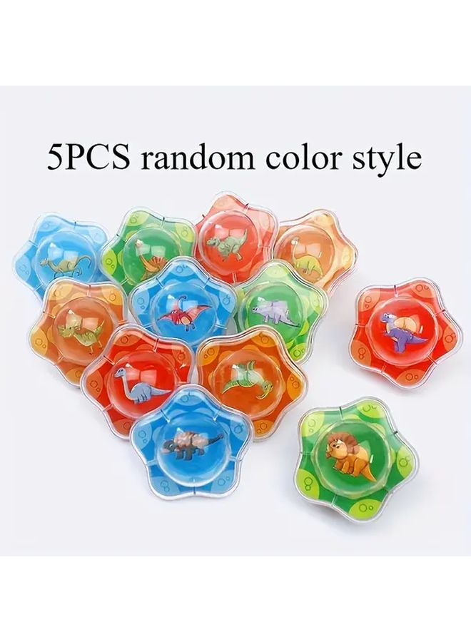 1 Set Summer Bath Toys Dinosaur Water Gyro Games Floating Animals Starfish - Image 1