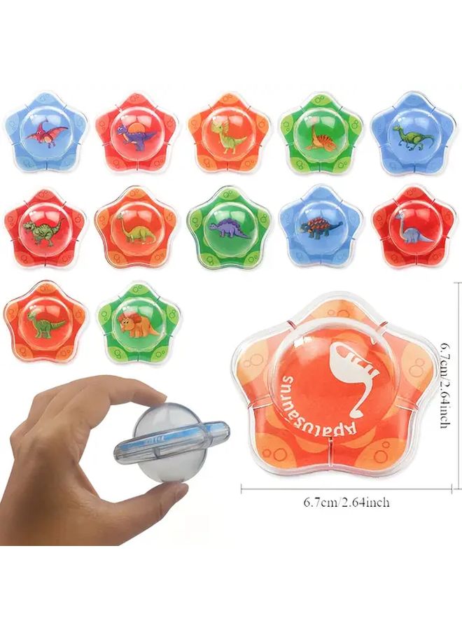 1 Set Summer Bath Toys Dinosaur Water Gyro Games Floating Animals Starfish - Image 3