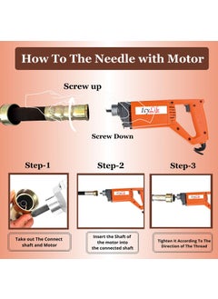 ICYLIFE ICYLIFE 1250WATT Concrete Vibratoriron Machine With 3 Mtr Needle Electric Concrete Vibrator 13000rpm  - Image 4