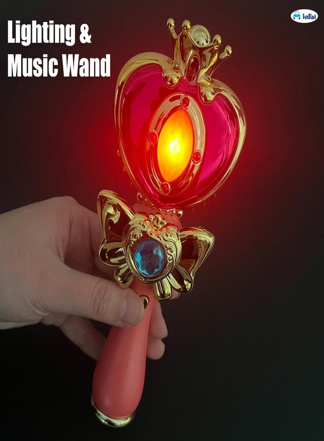FunBlast Beautiful Doll Set with Musical Magic Wand – Realistic Girl Doll Toy with Light & Sound Wand for Kids, Doll Toy for Girls, Birthday Gift Toy Set (Pink) - Image 5