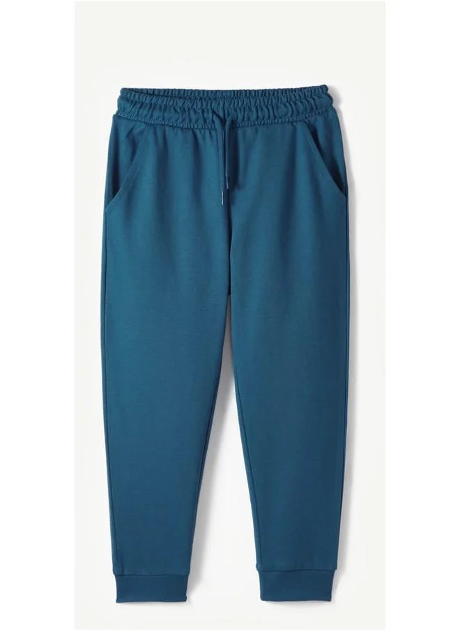 JUNE June Kids Cotton Basic Sweatpant Teal