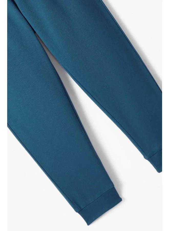 JUNE June Kids Cotton Basic Sweatpant Teal
