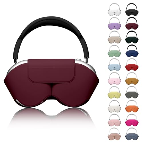 Youtec Compatible with AirPods Max Clear Soft TPU Skin AntiScratch Ear Pad Case CoverEar Cups CoverHeadband Covers for AirPods Max HeadphonesPink - Image 1