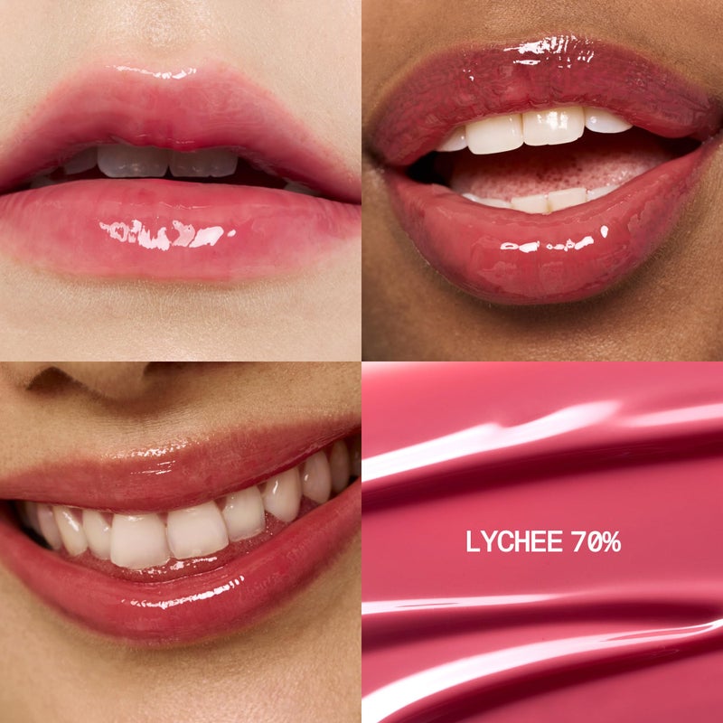 fwee 3D Voluming Gloss 70% (Rich) | Lychee 70% | High Shine, Non-Sticky Lip Gloss for Makeup | Long-Lasting, Moisturizing Gel Formula | 30%, 70% Pigment Options | 5.3g - Image 2
