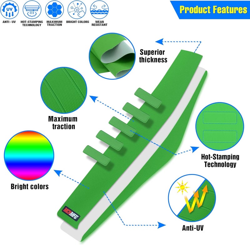 MCHMFG Universal Gripper Soft Seat Cover - Green - Image 2