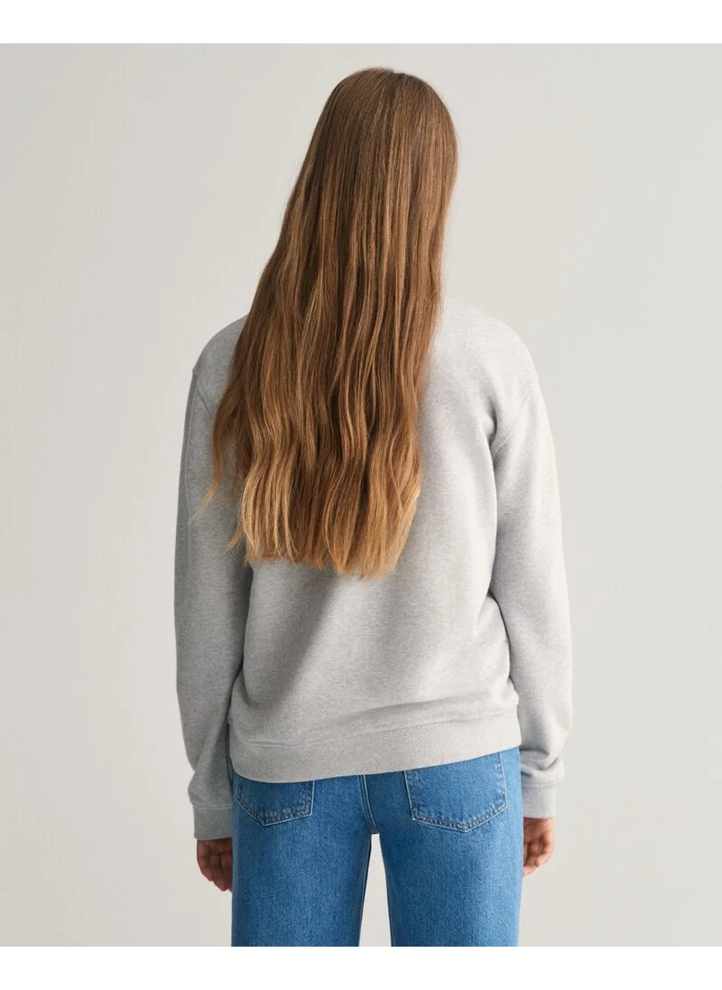 غانت Gant Teens Graphic Crew Neck Sweatshirt