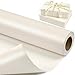 MAMUNU Off White Matte Wrapping Paper Solid Color Shimmery PearlyLustre Gift Wrap Paper Gift Wrapping Paper Roll for Birthday Wedding Baby Shower Christmas Any Occasion 17 InchesX328 Feet - Image 1
