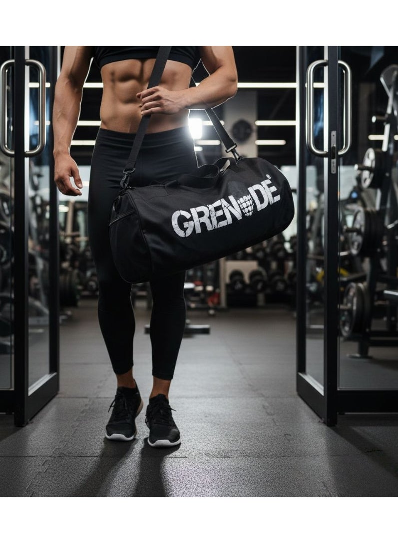 Gym Bag  waterproof with External Pocket for shoes Sports Bag for men - Image 3