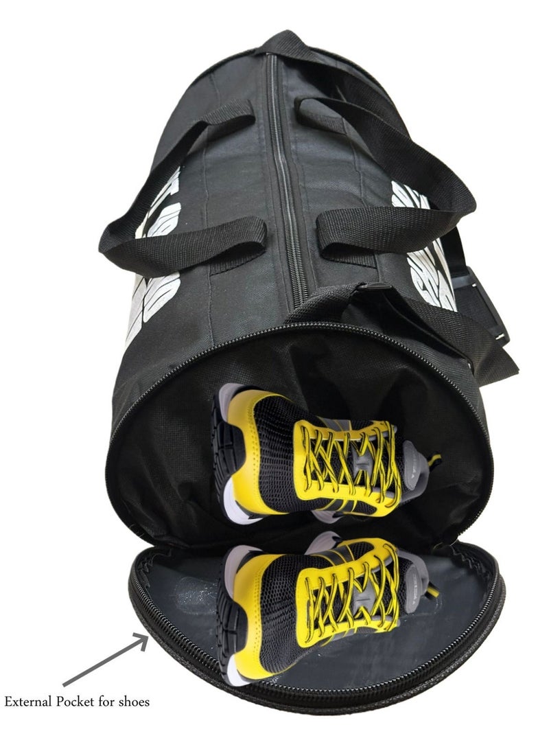 Gym Bag  waterproof with External Pocket for shoes Sports Bag for men - Image 4