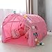 HI SUYI Childrens Cabin Bed Tunnel Tent for 90100cm in Width Loft Bed Bunk TentFabric Pink Single - Image 2