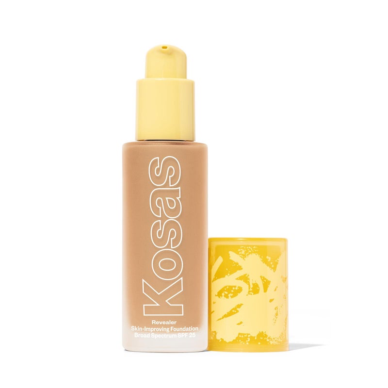 Kosas Revealer Skin-Improving Foundation with SPF 25 Protection - Hydrate, Brighten, Soothe, Plump, Protect Skin -Smoothing Texture, Natural Finish and Clean Formula - Light Medium Neutral 200 - Image 1